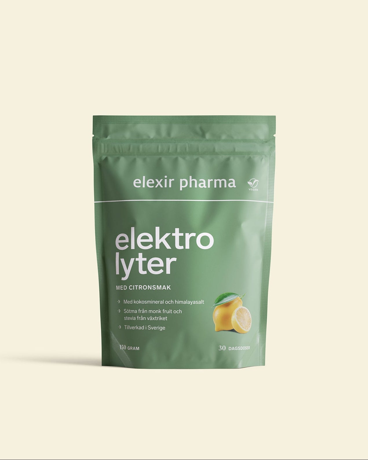Elektrolyter citron 150 gram elexir pharma image