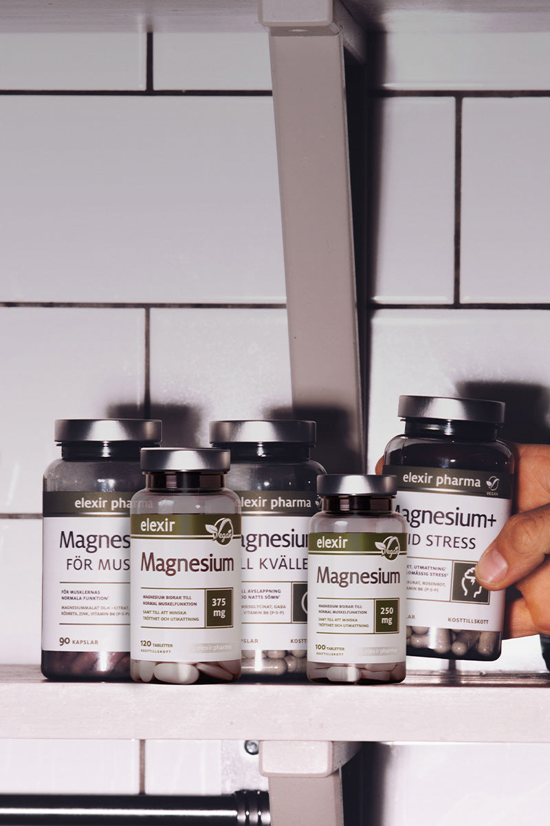 Hur mycket magnesium per dag behöver man äta? hero image