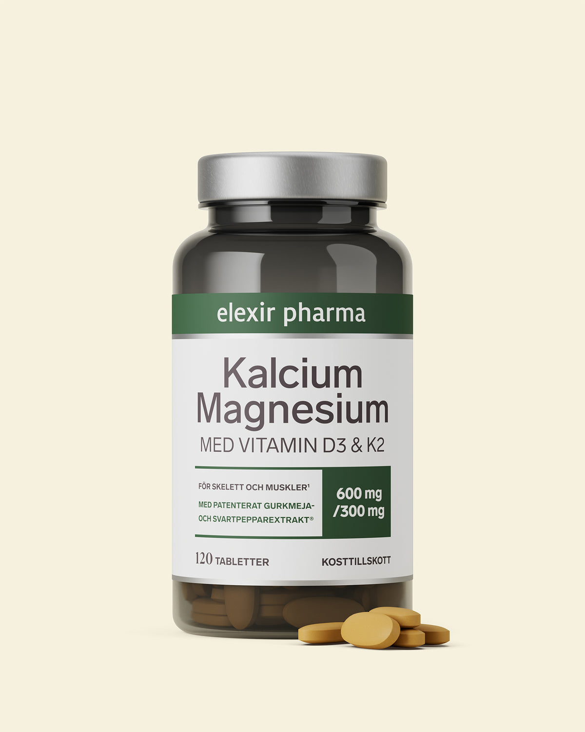 Kalicum Kalcium och magnesium - Benstöd - Elexir Pharma