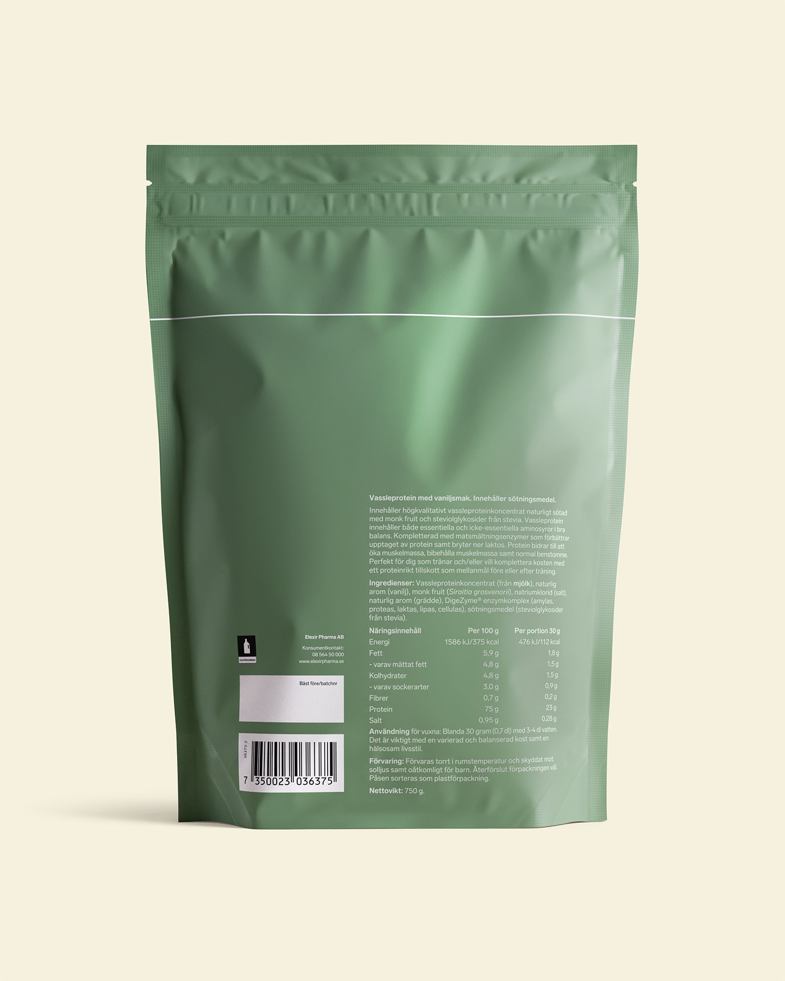 Vassleprotein Vanilj image