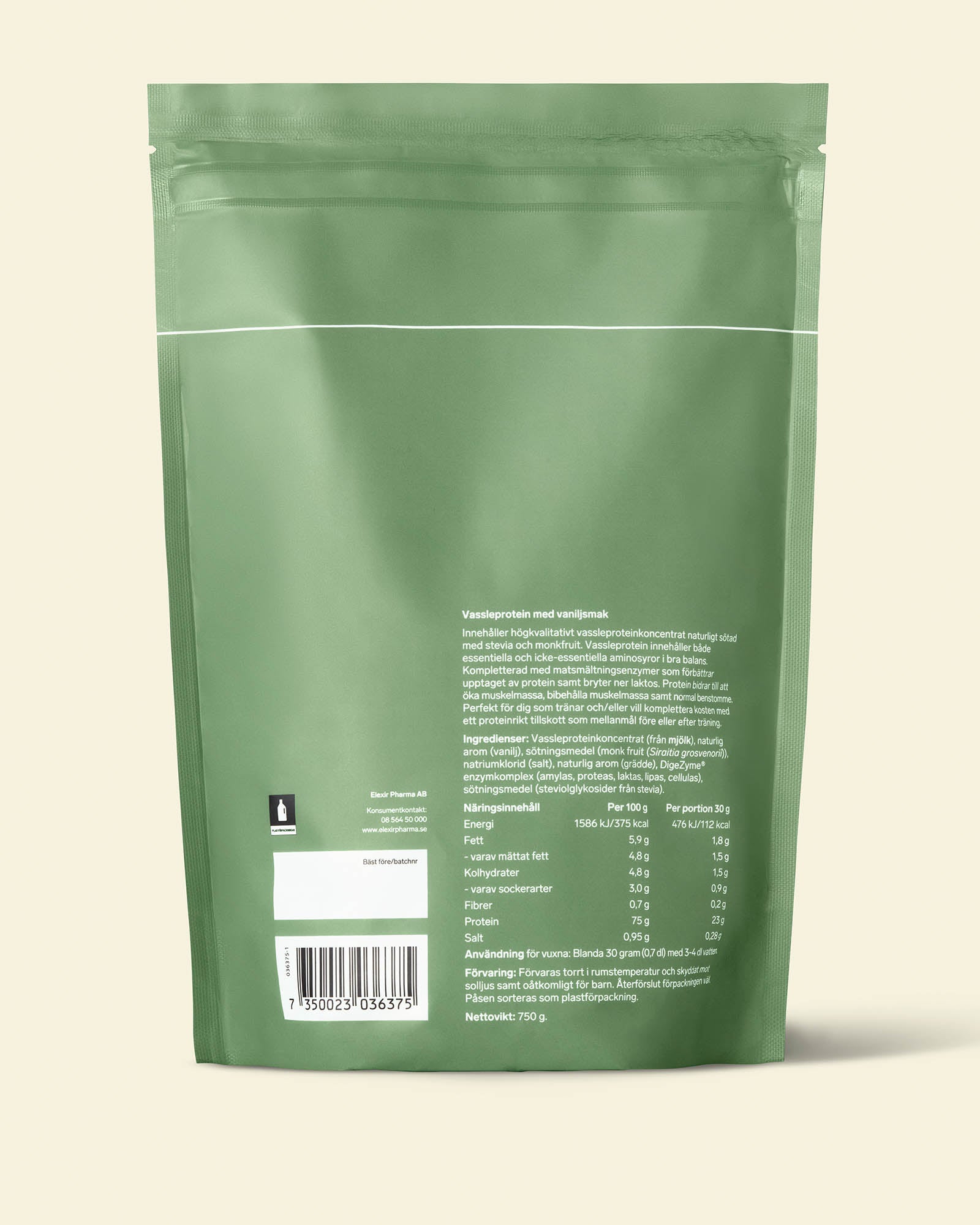 Vassleprotein Vanilj image